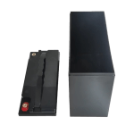 12V 30AH battery box with handle open