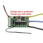 10S 20A 36V battery BMS with charge port with diode protected