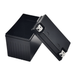 YT4 Battery Box black open