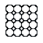 32650 4x4 battery holder