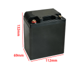 YT7X Empty battery box size