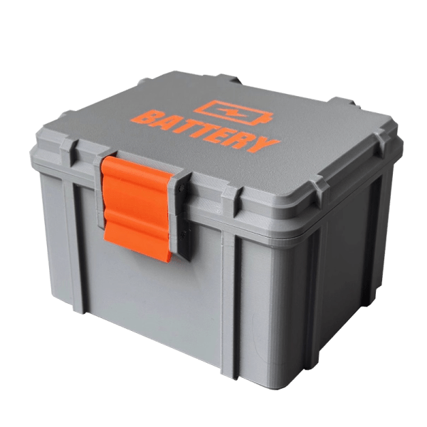 18650 Lithium Battery Cells Storage box gray
