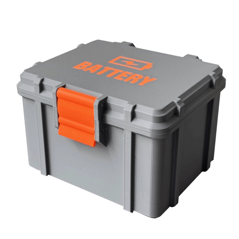 18650 Lithium Battery Cells Storage box gray