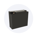 plastic empty battery box