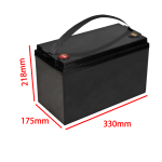 12V 100Ah basic type Battery Case size