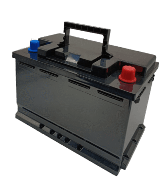 Car starter battery 52172 battery box empty