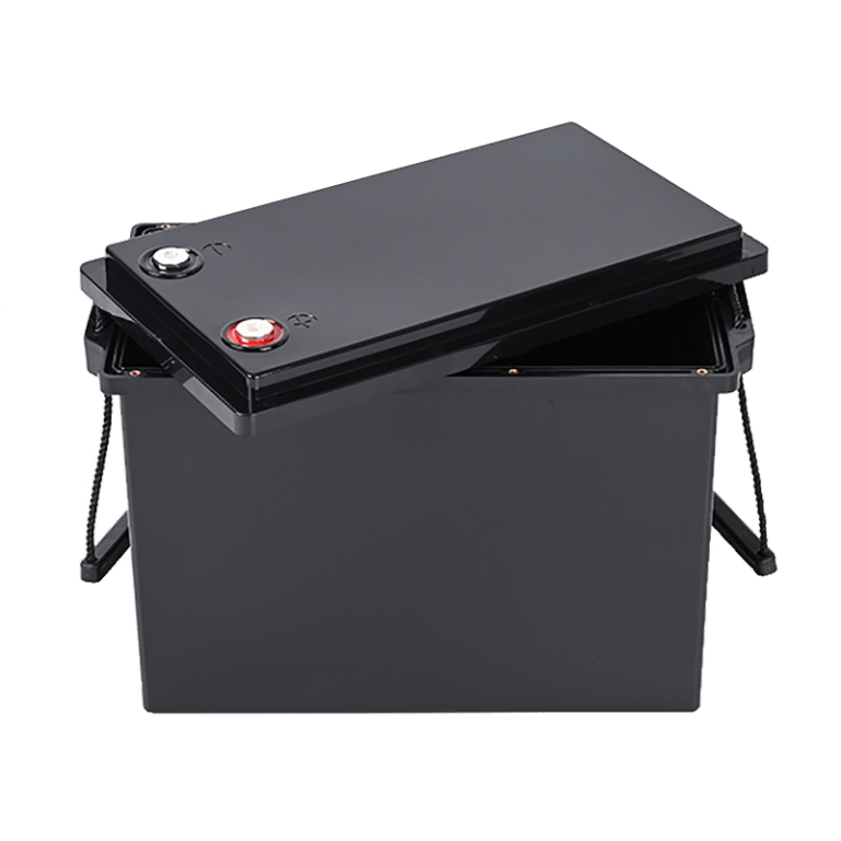 180AH empty battery box black cover