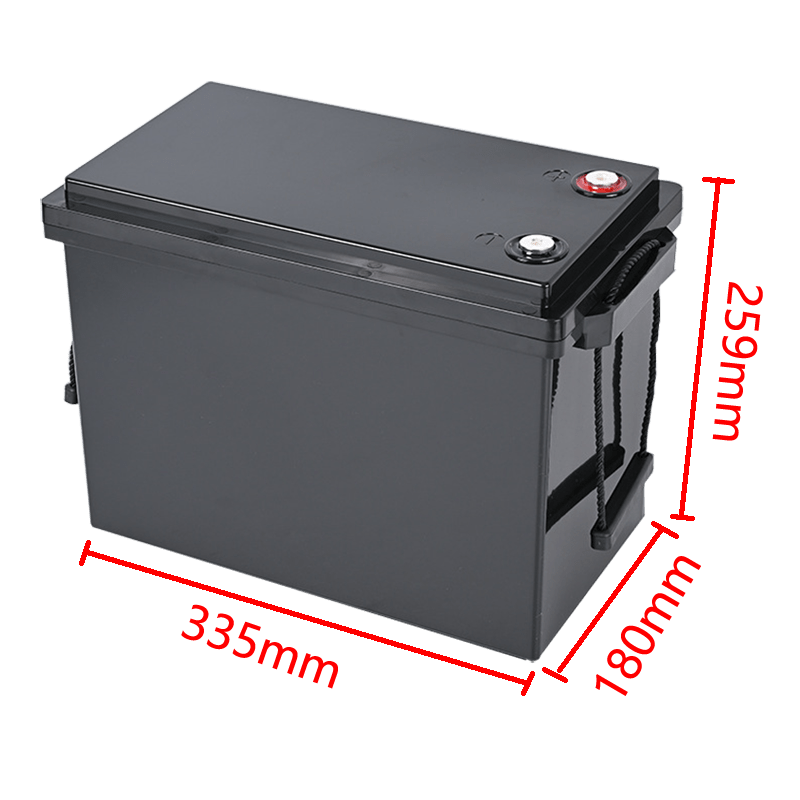 180AH empty battery box black size